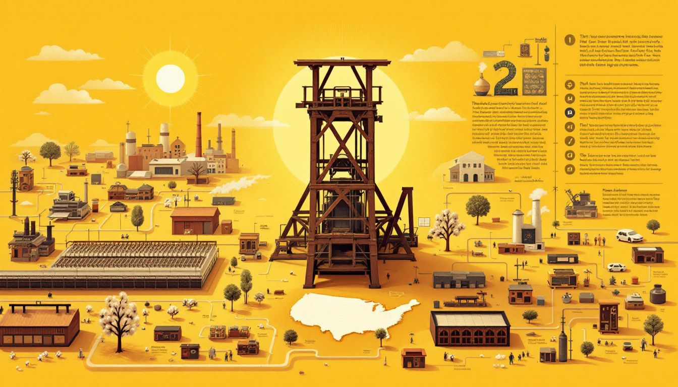 An overview of southern manufacturing and electronics showcasing machinery and production equipment.