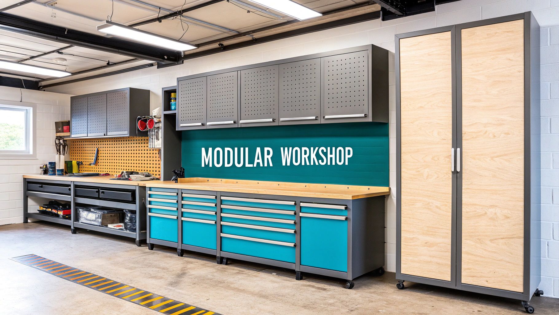 Build a Smarter Workshop with Modular Garage Storage - TEMA Solutions ...