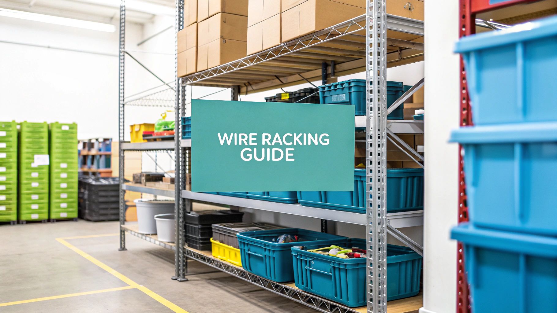 A Guide to Industrial Wire Racking Shelves - TEMA Solutions Limited